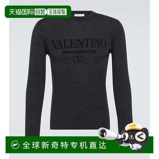 男士 华伦天奴 徽标初剪羊毛毛衣 香港直邮Valentino 1h可退