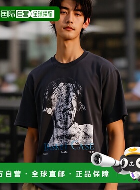 1h可退 日本直邮Basketcase 男士印花图案短袖T恤 SCREAMERTSHIRT