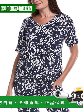 自营 DKNY睡眠上衣-蓝色 美国奥莱直发家居服