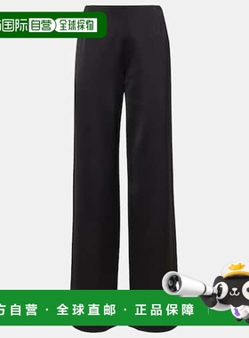 1h可退 香港直邮潮奢 TOT&Ecirc;ME 女士 高腰缎面阔腿裤 004162