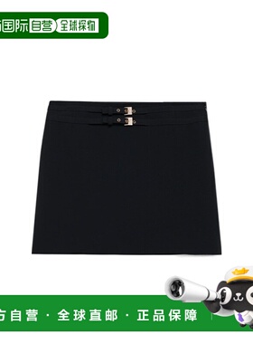 香港直邮Blumarine 带扣迷你A字裙半身裙包臀裙 2G086S