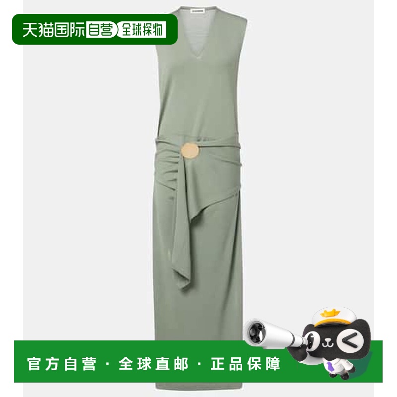 1h可退 香港直邮潮奢 Jil Sander 吉尔 桑达 女士 初剪羊毛长款连