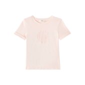 Chloe 003694 徽标刺绣棉质针织T恤童装 蔻依 女童