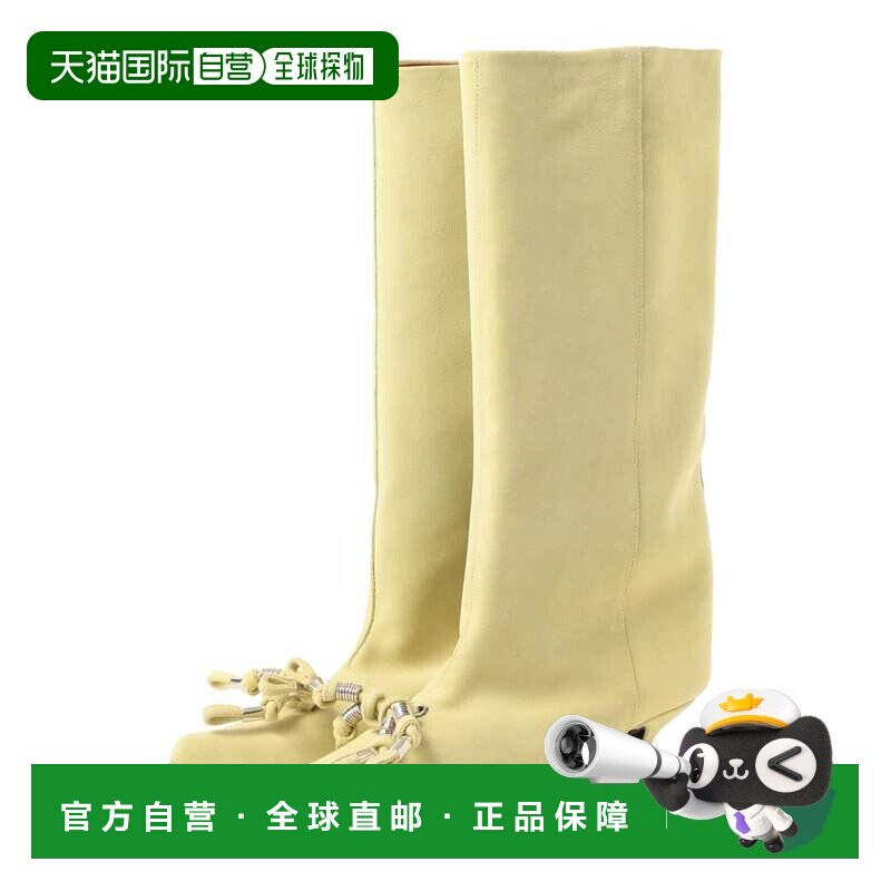 1h可退 日本直邮TOGA PULLA SHOE 女士 牛皮流苏长靴 长筒靴 AJ14