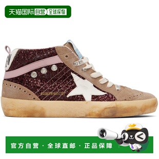 1h可退 香港直邮潮奢 GOLDEN GOOSE 女士 独家发售酒红色 & 灰褐