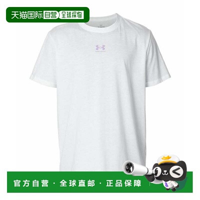 日本直邮Under Armour UA Campus Oversize Lockup 短袖T恤 白色