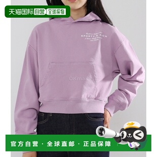 韩国直邮Sporty&Rich Health Initiative 短款连帽衫卫衣舒适