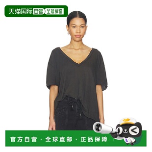 People 自由人 女士 1h可退 V领T恤 Free Nina OB19 香港直邮潮奢