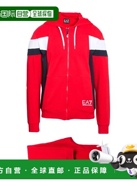 1h可退 香港直邮潮奢 Ea7 男士 Outfit 运动运动装 red红色 舒适