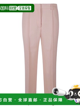 1h可退 香港直邮潮奢 Lanvin 朗雯 女士 腰带环休闲裤 RWTR011458