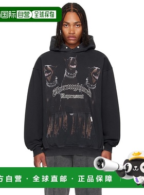 1h可退 香港直邮Represent 男士 黑色 Thoroughbred 连帽衫 MLM41