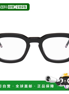 1h可退 香港直邮Thom Browne 汤姆 布朗 男士 黑色眼镜 UEO412AG0