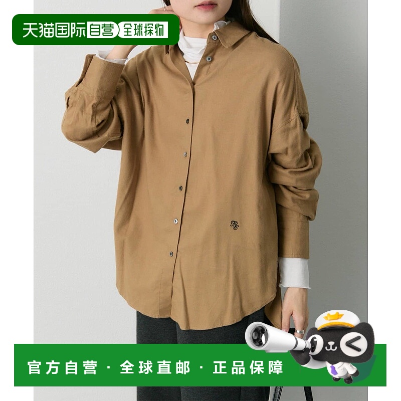 1h可退 日本直邮PUAL CE CIN 女装 微起毛宽松衬衫 贝母扣设计 02