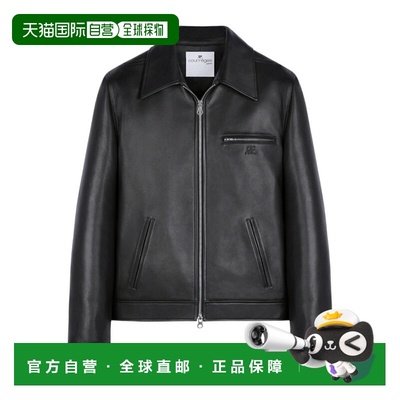 香港直邮Courreges 长袖皮夹克 324LBL204CV0034