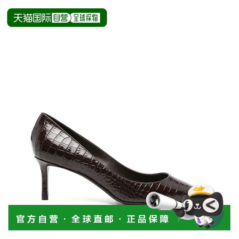 1h可退 香港直邮JIMMY CHOO 女士高跟鞋 ROMY60CCLCHOCOLATE AW20