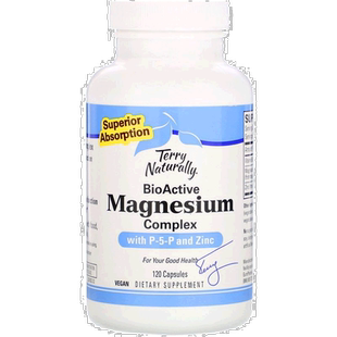 香港直发Terry Naturally维生素健康胶囊镁和锌膳食补充120粒生长