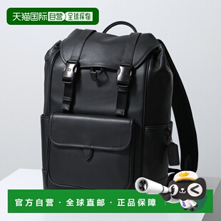 日本直邮COACH LGUE FLP BP 双肩包League Flap 款CU072男士光滑/