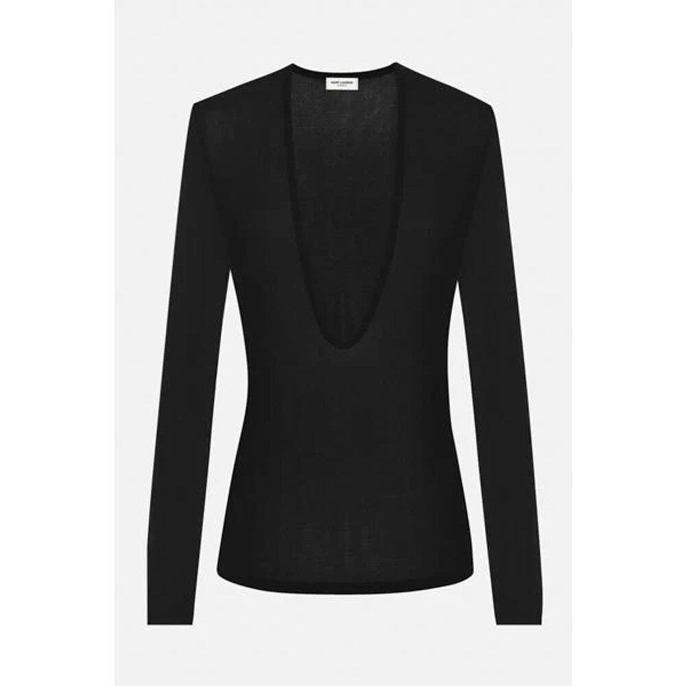 SAINT LAURENT 女士针织毛衣 783451Y75YK1000 SS2024