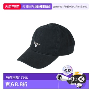 1h可退 香港直邮潮奢 barbour 巴伯尔 男士 帽子 black黑色 舒适
