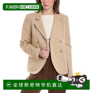 yorkLafayette 自营 new lafayette 148纽约双排扣丝绸亚麻混 148
