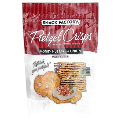 香港直邮Snack Factory,椒盐卷饼薯片，蜂蜜芥末和洋葱，熟食风格