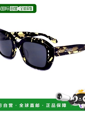 自营Isabel Marant女士52毫米灰色太阳镜-黄色哈瓦那 美国奥莱直