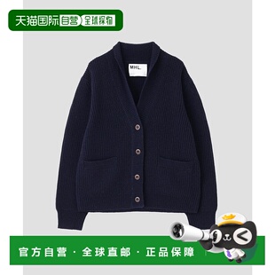 全毛 女装 舒特兰羊毛质感 网眼针织 1h可退 开襟衫 日本直邮MHL.