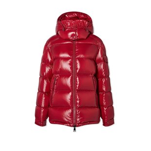 Moncler 1A0008468950 绗缝拉链连帽羽绒服