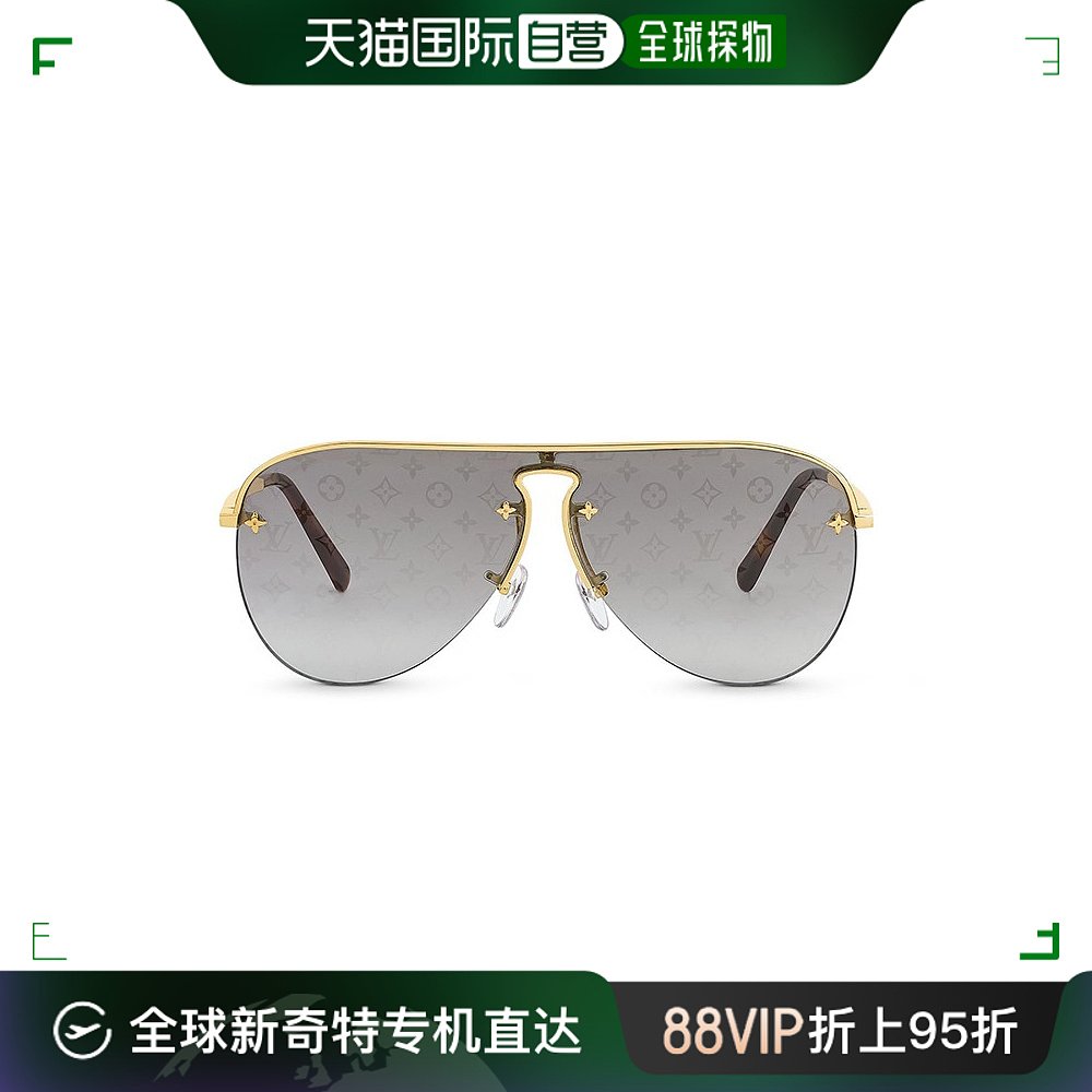 欧洲直邮louis vuitton路易威登pilot系列女士太阳镜银色z1045e
