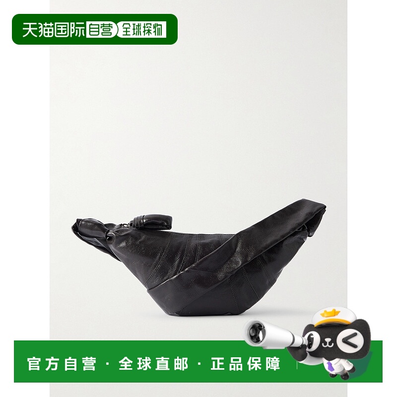 香港直邮潮奢 Lemaire 男士 牛角包形小号涂层棉质邮差包 BG0003L