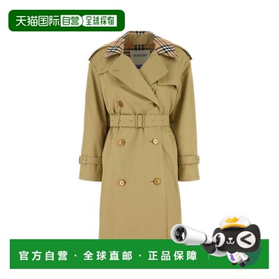 香港直邮BURBERRY 女士风衣 8111564C2981 AW2025 绿色 Sage gree