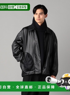 1h可退 日本直邮β MEN 男士光泽感中长款教练夹克 2727BI04204
