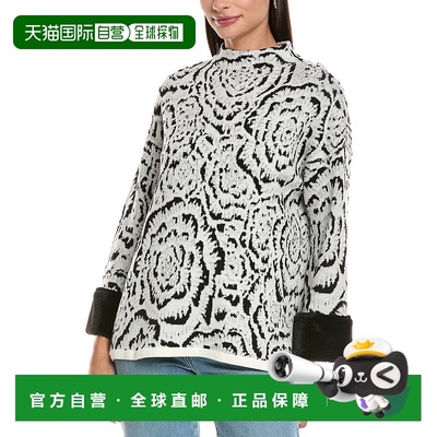 自营tyler boe Jacquard Wool-Blend Tunic - white 美国奥莱直发