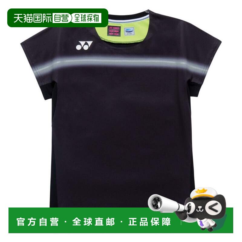 日本直邮YONEX 羽毛球女款游戏衫 20939 黑色