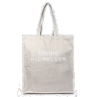 韩国直邮Studio Nicholson单肩包男女款手提浅褐色字母时尚百搭