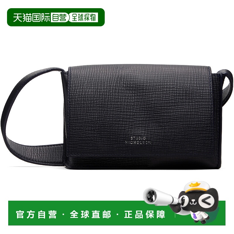 香港直邮潮奢 Studio Nicholson 男士 海军蓝迷你 Meshi Leather