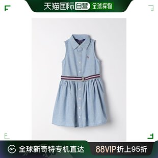 LAUREN 女童连衣裙 RALPH 香港直邮POLO 312934151001MEDIUMWASH