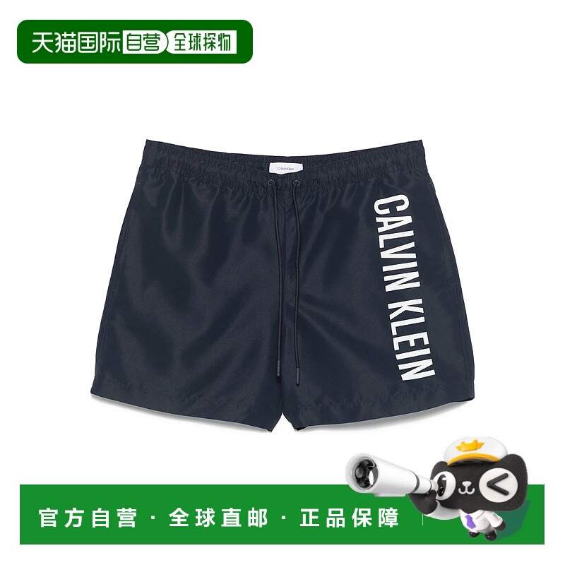 1h可退 香港直邮CALVIN KLEIN 女士短裤 KM0KM01092CEF SS2025 黑