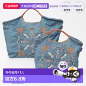 日本直邮Ball&Chain 尺寸购物 环保袋维多利亚马牛仔布原创M 和