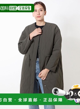 日本直邮TIGORA 女士中棉铝蓄热垫绗缝外套 [TI1866EW16467]户外