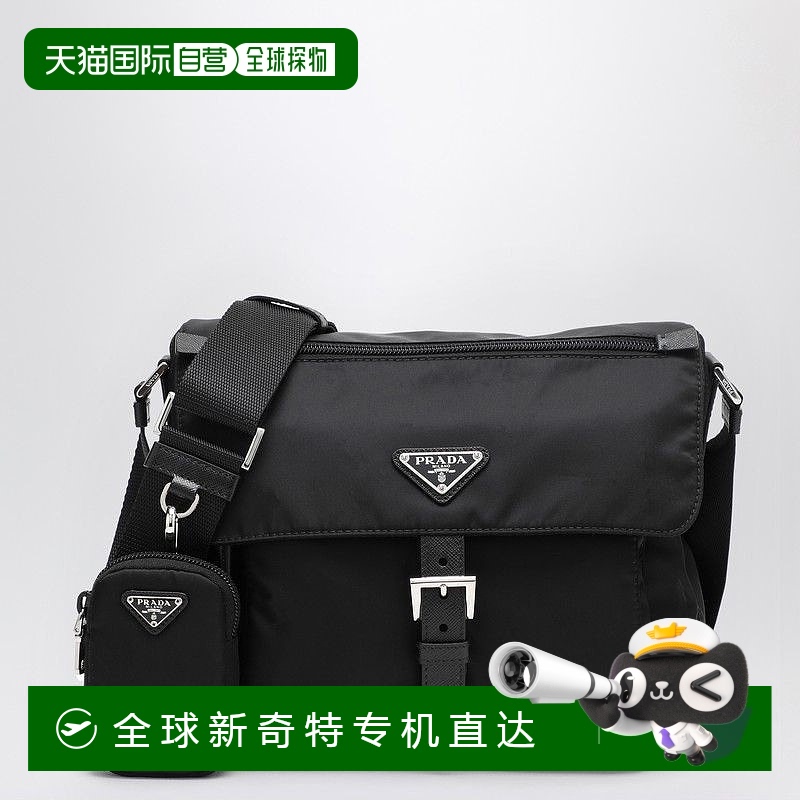 1h可退 香港直邮PRADA 女士斜挎包 1BD994B1MRV44F0002 AW2025 黑