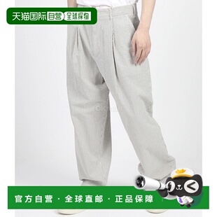 韩国直邮Engineered Garments WP 裤子海军蓝/天然棉泡泡纱 (24S1