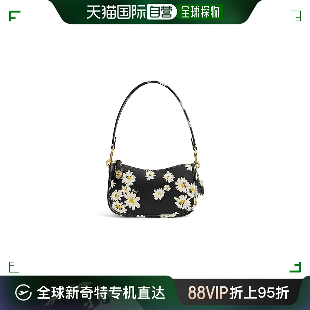 香港直邮潮奢 Coach蔻驰女士 Swinger 20 with Floral Print手