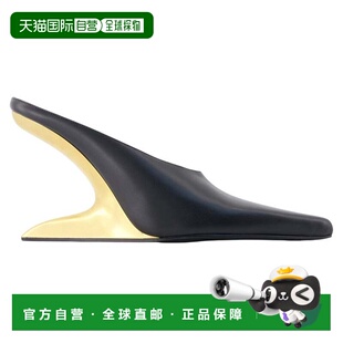 自营Boomerang 105mm Wedge Slides - Alexander Wang - Leather