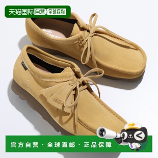 日本直邮 Clarks Wallabee GTX男士莫卡辛鞋系带磨砂皮低帮鞋 261