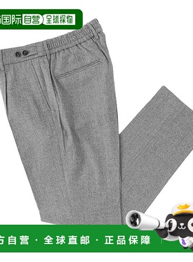 日本直邮BERWICH 男士 Berto 浅色混色羊毛休闲裤RD5470灰色 [202