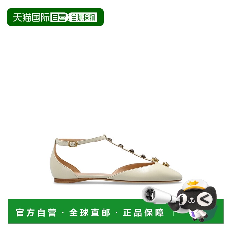 1h可退 香港直邮CHLOÉ 女士芭蕾乐福鞋 CH26S16KWP122 SS2026 乳