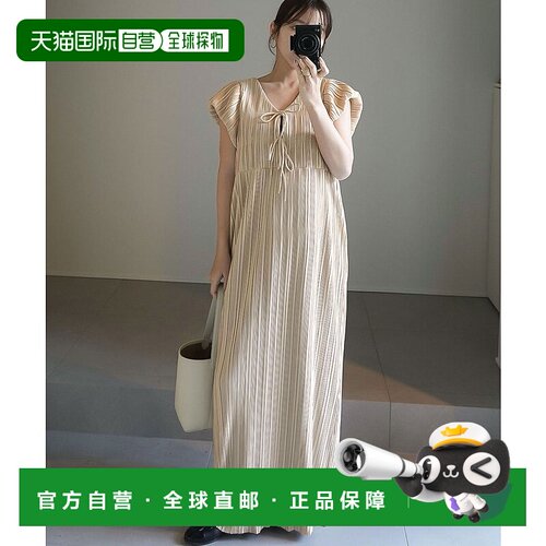 日本直邮KOBE LETTUCE 前后2way百褶连衣裙 [E3469]