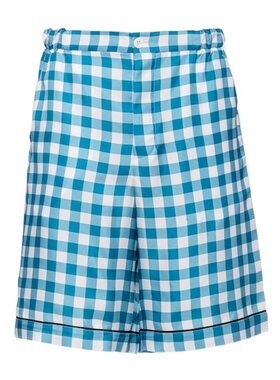 Prada 格纹短裤 SPH207120IF0I65