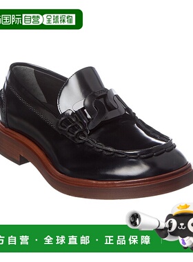 自营 tod'sTOD’s 皮革乐福鞋 - 黑色 美国奥莱直发单鞋一脚蹬